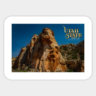 Utah State Route 12 Scenic Drive Sticker